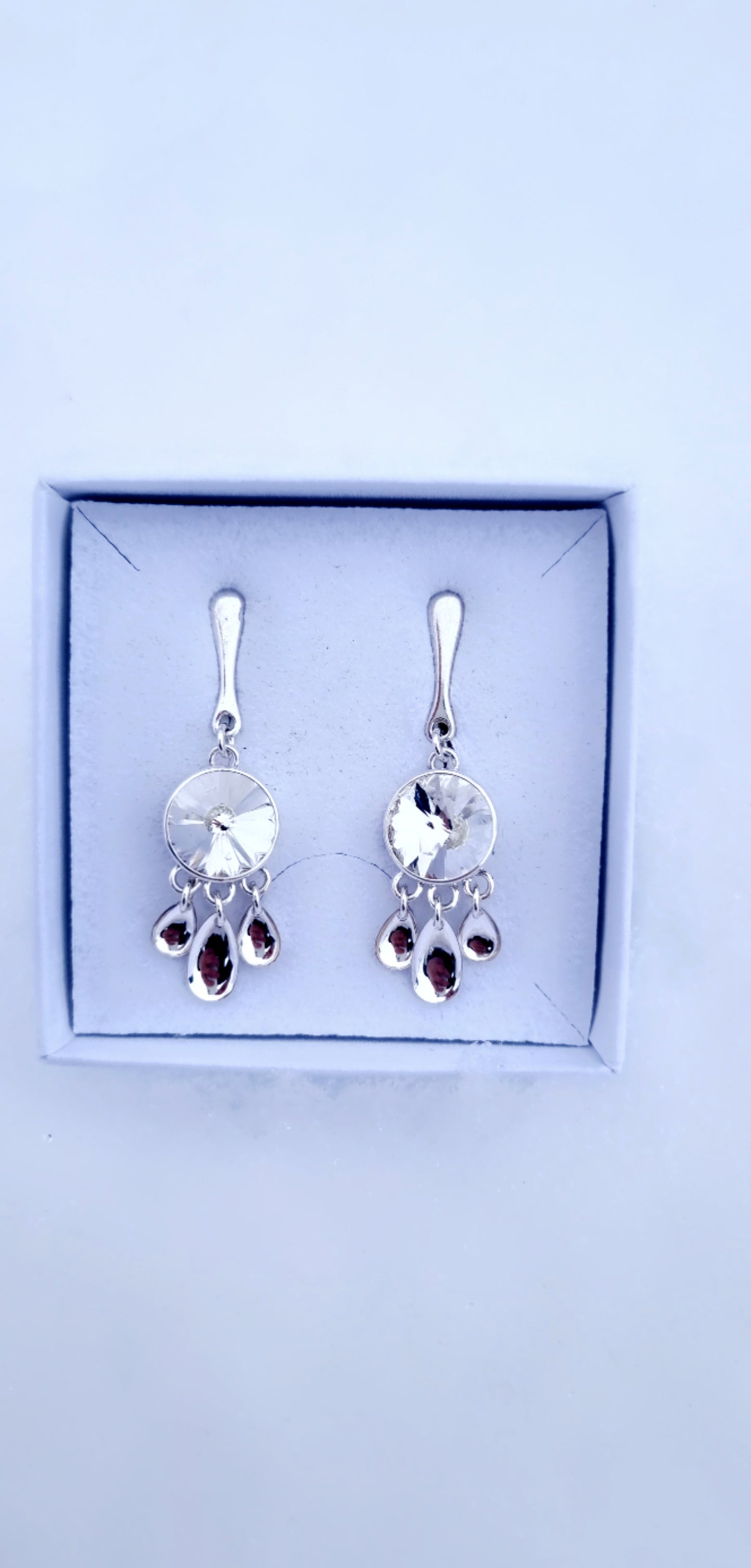 Clip on earrings Crystal