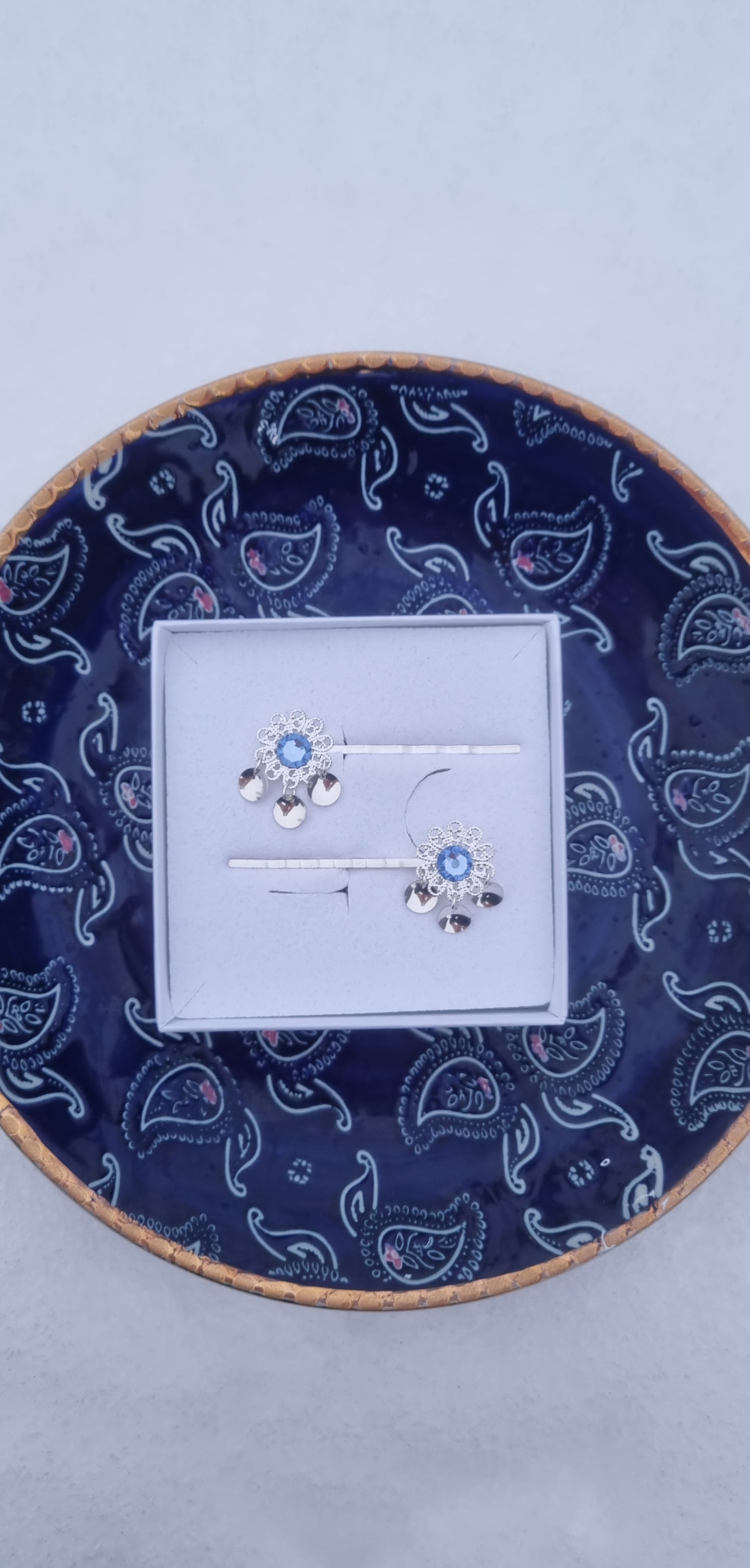 Risku hairpin Sapphire