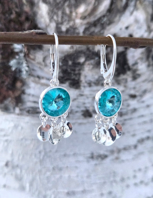 Ritni earrings light turquoise
