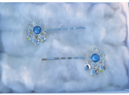 Lieđđi hairpin Baby blue