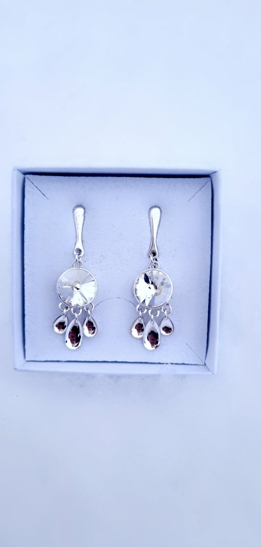 Clip on earrings Crystal